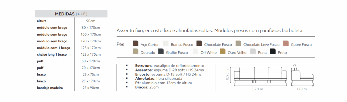 Sofá Cappo (ELO) - Imagem 3