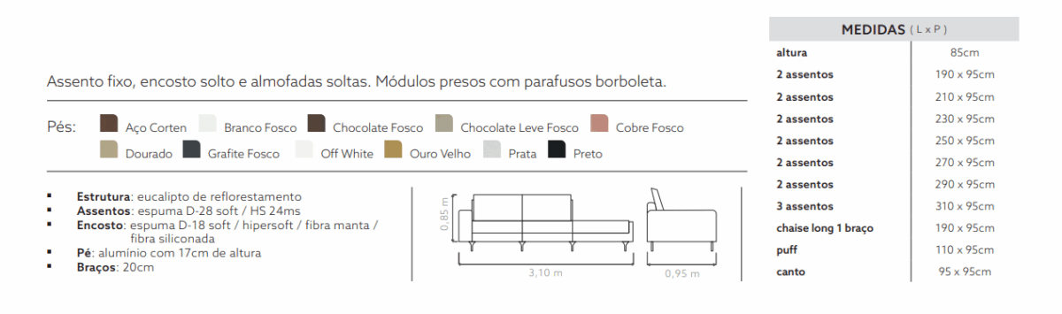 Sofá Infinit (ELO) - Imagem 2