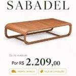 Desconto Exclusivo Coleção Mesa Centro 5