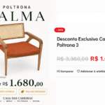 Desconto Exclusivo Coleção Poltrona 3