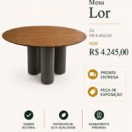 Desconto Exclusivo Coleção Mesa Jantar 3